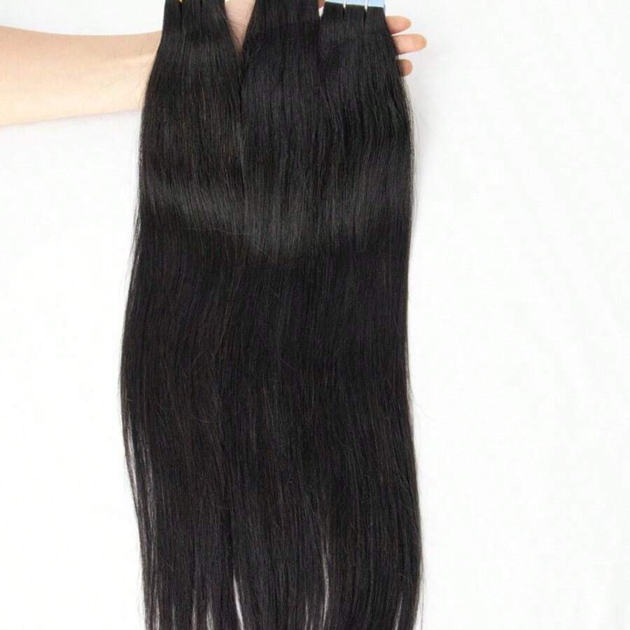 Tape In Hair Extensions Human Hair Silk Straight Cuticle Remy Tape In Extensions Skin Weft 20pcs/Pack 12" 14" 16inch Tape Ins