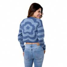 Suéter Casual Para Dama - Neblina azul - Ver 3