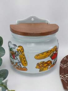 Porcelain Salt Shaker - 1kg - Chef Cozinha - Salt Holder - Multicolor - View 2