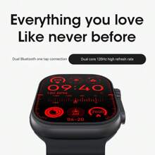Reloj inteligente Watch ultra 3 pantalla de 2,1 pulgadas NFC detección de ruido llamada Bluetooth ai traducción monitoreo de salud - Negro - Ver 6