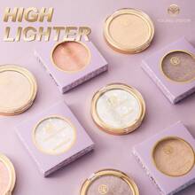 YOUNG VISION 1 盒装烘焙高光粉，偏光高光粉饼，用于塑造面部轮廓和鼻影 - 彩色 - 查看 5