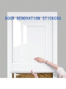 1 Roll Thick Glossy Marble Door Stickers - Bedroom Moisture, Stain And High Temperature Wallpaper, Simple Home Decor Wallpaper For Living Room, Kitchen, Bedroom And Bathroom - Multicolor - View 2