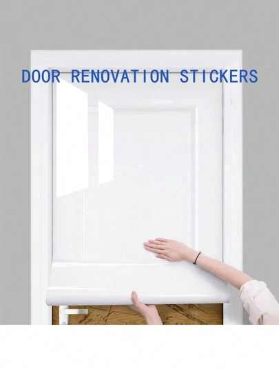 1 卷厚光面大理石门贴纸 - 卧室防潮、防污、耐高温壁纸，简约家居装饰壁纸，适用于客厅、厨房、卧室和浴室