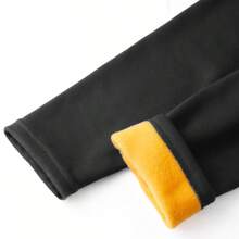 Sheonly 2 Colors Fashion Winter Autumn And Winter Pullover Thermal Men Underwear,Warm Long Sleeve Fleece Thick Lingerie,Men Underwear Set - Black - View 3