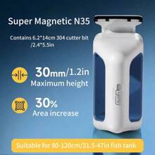 鱼缸磁力刷超强磁力玻璃擦清洁工具刮藻去污刷家用水族箱鱼缸双面清洁