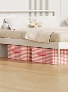 1 件式衣柜收纳盒和储物空间 - 床底收纳盒和储物空间最大化 - 理想的衣柜收纳盒、玩具收纳盒和床底收纳盒、衣柜收纳盒、可折叠收纳盒、鞋盒、衣柜收纳盒、鞋子收纳盒、床底储物盒、抽屉收纳盒。卧室、收纳盒、家居储物、女式白色 T 恤、女式黑色裤子、女士冬装、连衣裙、