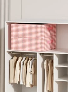 1 件式衣柜收纳盒和储物空间 - 床底收纳盒和储物空间最大化 - 理想的衣柜收纳盒、玩具收纳盒和床底收纳盒、衣柜收纳盒、可折叠收纳盒、鞋盒、衣柜收纳盒、鞋子收纳盒、床底储物盒、抽屉收纳盒。卧室、收纳盒、家居储物、女式白色 T 恤、女式黑色裤子、女士冬装、连衣裙、