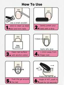 10pcs/Set Handmade Short Trapezoid-Shaped Nail Tips With Lace Trim Black Plaid, Glossy Yuzu-Color Chameleon Effect, Fashion & Versatile Luxurious Minimalist Style, Suitable For Women And Girls Daily Wear, Includes Full Nail Set Nails