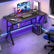 Mesa Escritorio Computador Minimalista Gamer Radlove L Mdf - Negro - Ver 2
