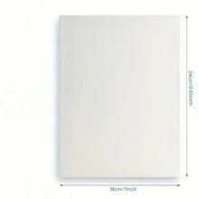 Bộ 12/4 tấm bảng vẽ canvas trắng, kích thước 7x9 inch, thích hợp cho vẽ tranh sơn dầu, acrylic, màu nước, tempera, nghệ thuật đổ màu, dụng cụ mỹ thuật, đồ dùng học tập cho năm học mới. - trắng - Xem 8