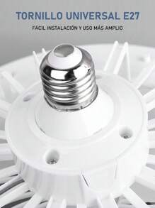 Ceiling Fan With Light And Remote Control, E27 Base, 3 Speed Wind Adjustment, 3000-6500k Dimmable LED Light For Bedroom, Kitchen - 三色 - 查看 10