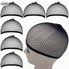 liangyuan Gorro de malla para peluca, tonos de piel y gorro de malla negra, gorro de red cerrada universal para mujeres y hombres, gorro trenzado con forro, antideslizante y transpirable, calcetines de nylon, gorros para pelucas para elaboración y cuidado de pelucas, Halloween, disfraces