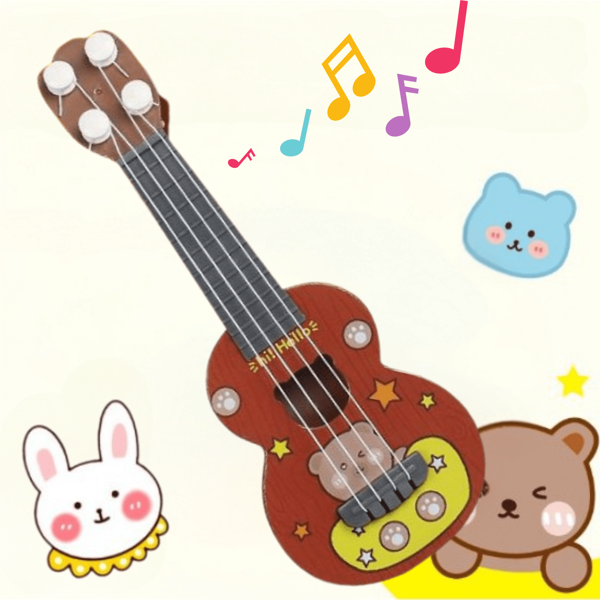 Mini Ukelele Juguete para Niños, Adolescentes y Adultos - Ukelele de Madera Educativo para Principiantes, Regalo Musical Ideal, Instrumento de Guitarra para Aprendizaje Temprano, Desarrollo Infantil, Juguete Musical Divertido, regalos para reyes magos, regalos para niños pequeños, regalos para niños, regalos navideños, regalos educativos, regalos divertidos, regalos musicales