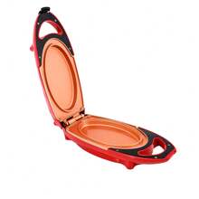 Non Stick Electric Pancake Sandwich Egg Omelette Omlet Maker Cooker, Great For  Eggs, Omlettes, Steaks, OmelettesMini Pizzas, Brownies And More - Red - View 2