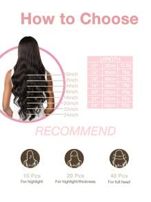 10pcs Mini Tape-In Human Hair Extensions Straight Natural Look Thin Hair Water Proof Skin Weft Tape In Hair Extensions 3x0.8cm Salon Quality Daily Volume Boost For Women Easy Application, Perfect For All Hair Types For Halloween And Christmas Parties Dinners Daily Life Travel Etc Suitable For Beginners - S1B - Xem 6