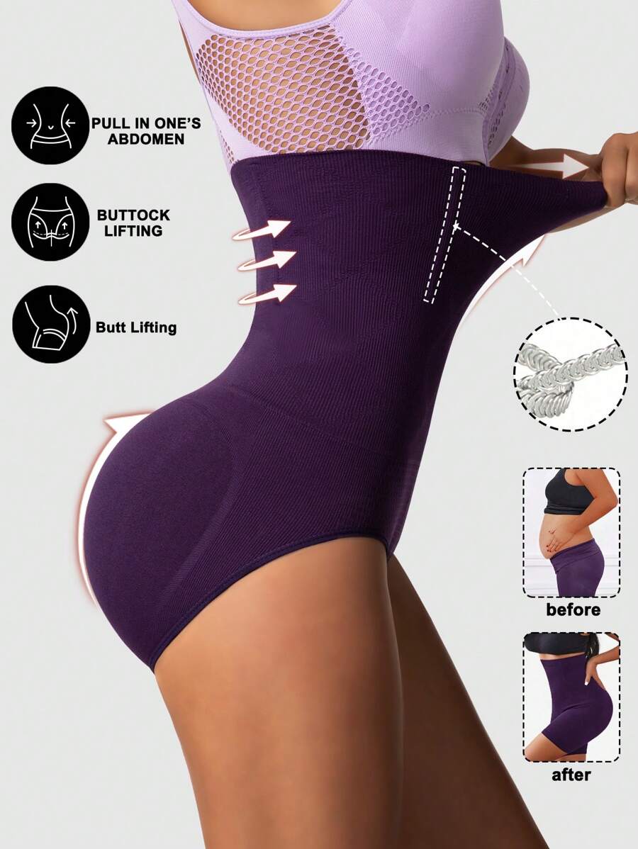 1 Pc Seamless High Waist Shaping Panties Slimming Tummy Control Waist Trainer Body Shaper Shapewear For Women Underwear Women's Underwear Sheath Flat Belly Woman Lingerie Briefs Butt Lifter