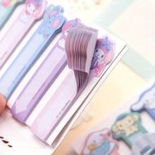 Sanrio Sanrio Character Shaped Sticky Notes, Indexing Marker Stickers, Cute Cartoon Office Supplies
