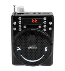 Megáfono, bluetooth portátil, con antena y radio FM - Negro - Ver 1