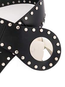 1 件女式复古高腰松紧腰带可调节束腰腰部装饰配件，适合秋季、万圣节穿着 - 腰封 - 查看 6