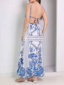 Crepe Dress - Xanh đậm - Xem 2