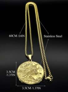 Lotusbloem Boeddhisme Ketting Voor Vrouwen Mannen Roestvrij Staal Goud Zilver Kleur Yoga Boeddhisme Spirituele Holle Ketting Sieraden Cadeau