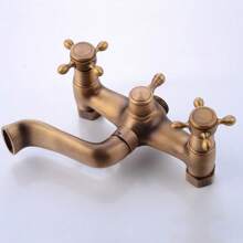 Futchoy Gold Retro Shower Set Shower Faucet Rain Shower With Hand Shower Shower Shower System - Gold - View 10