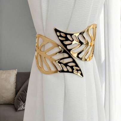 1pc Luxury Alloy Curtain Clips, Window Decor For Home Decoration No-Drill, Convenient Installation