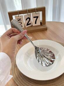 1pc/2pcs Gold Serving Spoons, 18/10 Stainless Steel Thickened Scoops, Mixing Spoons, Rice Spoons, Soup Spoons, Home & Public Use Serving Ladles,School Supplies