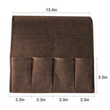 Household Armchair Caddy Felt Couch Recliner Armrest Organizer For Magazine Tablet Cell Phone Remote Control Hanging Storage Bag