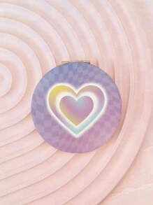 1PC Round 7CM Foldable Double Sided Makeup Mirror With 2X Magnifier Is A Perfect Gift For Dear Mothers, Aunts, Grandmothers, Daughters, Nieces, Sisters, Goddaughters, Brides And Lovely Bridesmaids! Ideal Gift For Holidays, Birthdays, Weddings, Mother's Day, Valentine's Day, New Year's Day, Etc.