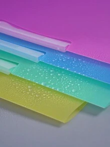 1pc A4 Size Snap Clip Swing Binder, Minimalist PP Material Waterproof & High Transparency, Suitable For Student Study And Office File Organization,Back To School,School Supplies