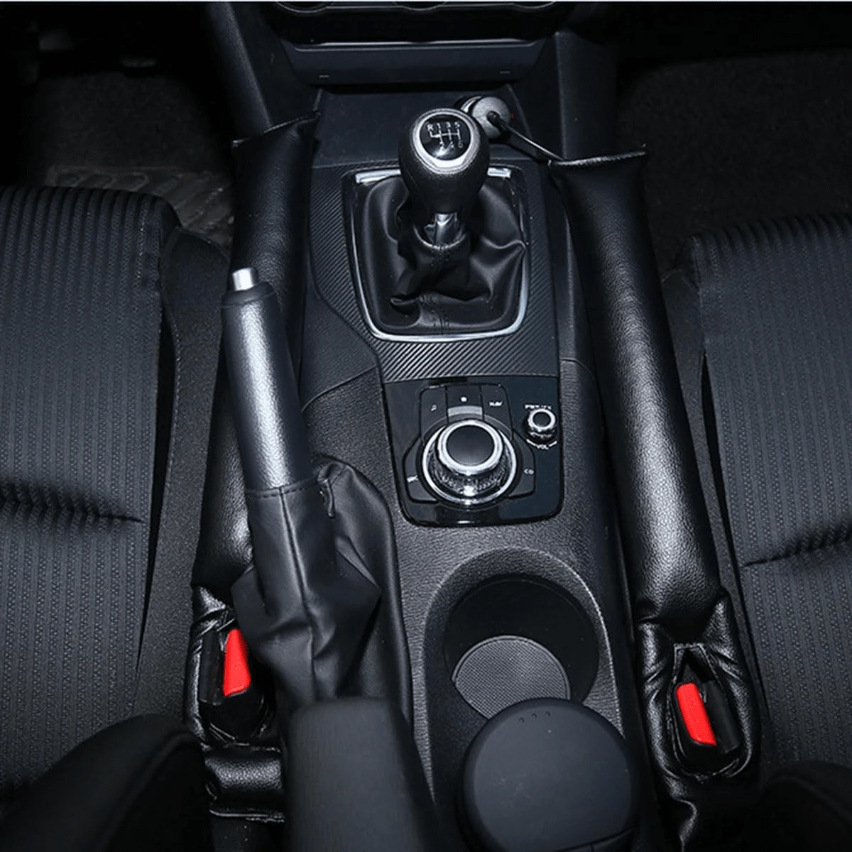 2pcs Crevasse de siège Voiture, Remplissage Bouchon siège Voiture, Bouchons empêchant petits