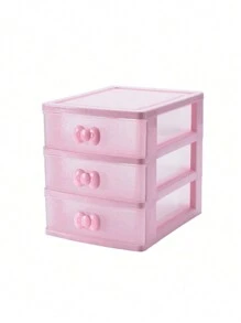 1 pezzo Scatola portaoggetti per gioielli rosa, scatola di archiviazione a più colori/strati/2 strati/3 strati/4 strati per casa, scrivania per ufficio, conservazione di piccoli oggetti, scatola di archiviazione a cassetti/organizer per gioielli rosa, armadietto di archiviazione da scrivania intrecciato in rattan a più strati, organizer per accessori e cosmetici da donna, per il ritorno a scuola, regalo per la festa della mamma