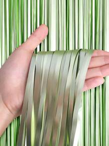 1/2/3件套浅绿色金属丝流苏帘，派对背景装饰，金属箔流苏背景幕布，节日生日派对用品，性别揭晓派对，迎婴派对，新娘送礼会装饰 - 淺綠色 - 查看 6