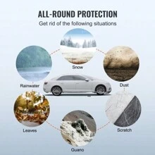 1pc/3pcs Disposable Car Jacket Thick Transparent Car Cover Sunscreen And Rainproof Plastic PE Film Dust Cover Universal Protective Cover