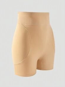 1 件装女士收腰提臀塑身裤，带泡沫臀垫，高腰塑身内衣裤 - 杏色 - 查看 8