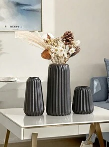 树脂花瓶，北欧风白色花瓶，可用作餐桌装饰、卧室装饰、置物架装饰，可爱波西米亚风花瓶，适合农舍、玄关、客厅、办公室装饰，也可用于生日、毕业、家居装饰、返校季、学习用品等场合，玻璃花瓶 - 彩色 - 查看 9