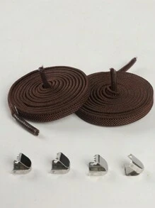 Slouchy Elastic No-Tie Shoelace For Flat Shoes, Canvas Shoes, Sneakers, Athletic Shoes - Multicolor - View 16