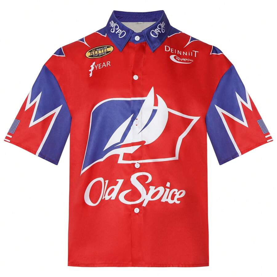 Ricky Bobby Racing Suit Cosplay For Talladega Nights, Costume - Racing Suit Short - View 1