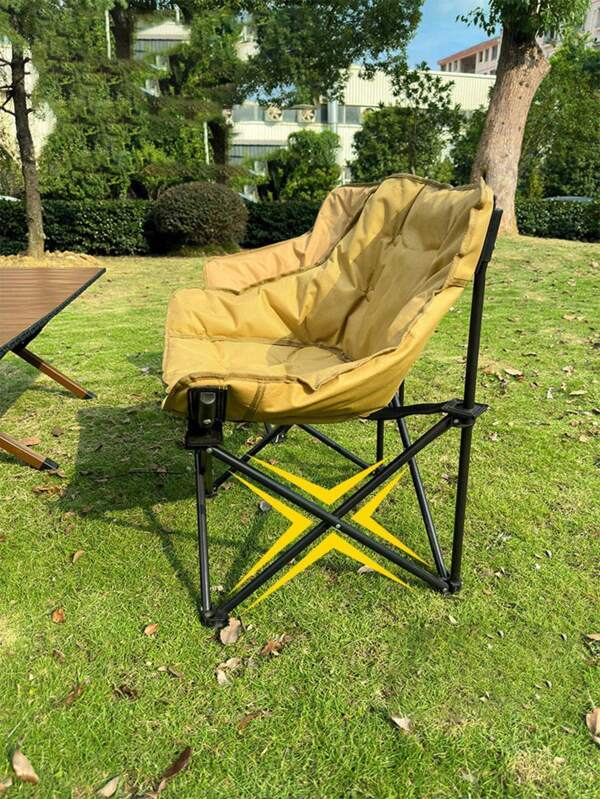 1 Stück Mondstuhl Outdoor Klappstuhl Campingstuhl tragbar Picknickstuhl, in drei Farben erhältlich, geeignet für Camping, Outdoor, Picknick usw., Camping, Outdoor Stühle, Picknickartikel, Picknick, Picknickartikel>Picknick Klapptisch und -stühle
