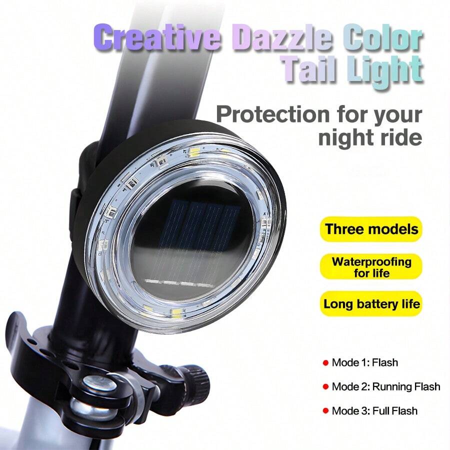 Set de phares de vélo rechargeables à LED - Éclairage avant et arrière