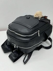 Women's Elegant Reinforced Leather Backpack