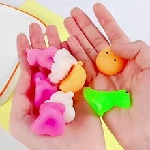 10-20 piezas Mini Kawaii Squishies, juguetes de recuerdo para fiestas - Juguetes suaves y adorables para aliviar el estrés mediante el apretón para adultos, juguetes para caja de tesoros - Multicolor - Ver 4