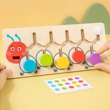 Juego de ajedrez divertido y colorido con diseños de dibujos animados, tablero de rompecabezas, ajedrez de cinco y seis colores, caterpillar, mariquita. Ideal como regalo para Navidad, Pascua, Año Nuevo, cumpleaños y temporada escolar. - Multicolor - Ver 7
