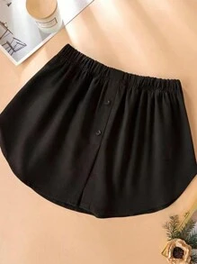 2pcs Women Long Hem Camisole And Waist Skirt Set, Multi-Layer Styling To Cover Hips, Pair With T-Shirt Or T-Shirt, Suitable For Summer, Autumn, Halloween And Other Occasions - Multicolor - View 5