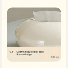 Une boîte à mouchoirs en art magnétique créative, boîte à papier de table de salon haut de gamme simple en forme de goutte d'eau, support à mouchoirs circulaire magnétique pour personnes âgées, pièces de décoration élégantes pour la maison, rangement pour mouchoirs en forme de goutte d'eau, décoration de salle de bain, organisateur de salle de bain pour l'été