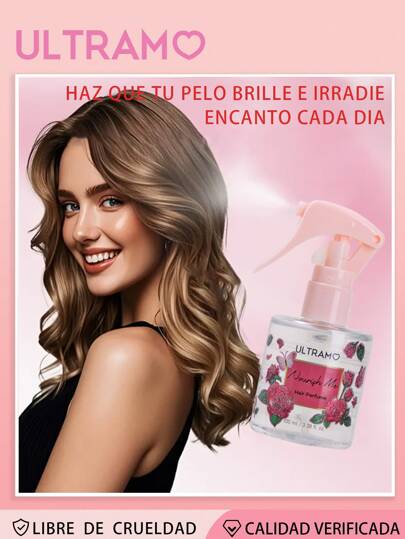 ULTRAMO Spray para el Cabello de Perfume Refrescante,Aroma Fresco de Larga Duración,Ablanda El Cabello,Hidratante y Nutritivo para Todo Tipo de Cabello,Gran Regalo de Navidad o San Valentín