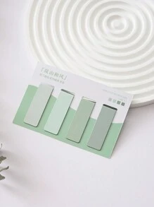 1pc Morandi Blocking Bookmark Soft Magnet Reading Sign,School Supplies,Back To School