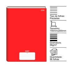SMALL Paperback Notebook 96 Sheets 140mm X 200mm - Đỏ - Xem 2