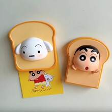 CRAYON SHINCHAN Figura magnética de Shin Chan de 10cm, imán para decorar el refrigerador, pegatina magnética decorativa con figura encantadora de Nohara, juguete y regalo - Multicolor - Ver 3